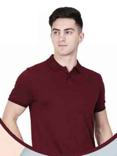 Men Collar Polo Tshirt